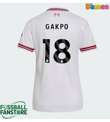 Liverpool Cody Gakpo #18 Replik Auswärtstrikot Damen 2026-27 Kurzarm